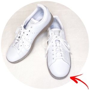 NEW Adidas Stan Smith Glitter Cloud White Size 6